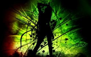Person standing green yellow reggae - artgem free wallpaper for desktop