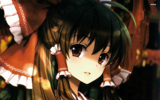 Girl long hair green dress 3 - kyoto animation free wallpaper