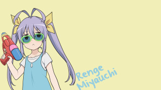 Cartoon girl bottle sunglasses yellow - a cartoon girl free wallpaper