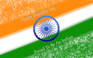 Happy republic day indian flag - processed free wallpaper
