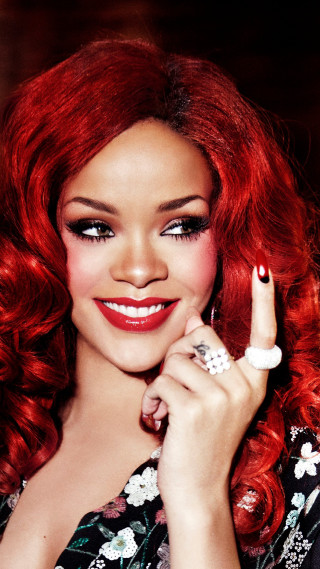 Woman red hair ring flower - her body free wallpaper for mobile