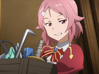 Woman pink hair holding box - pink hair holding free wallpaper