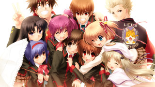 Anime characters group photo cat - a cat in the background free wallpaper