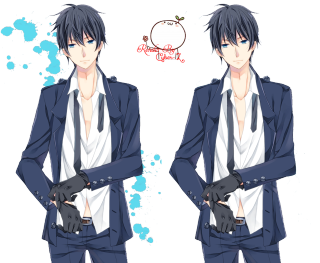 Man suit tie hands hips - 2 d sprite free wallpaper