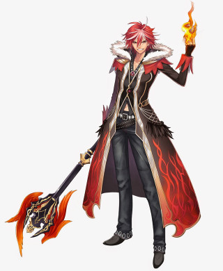 Fire sword flame wand eizan - outfit holding free wallpaper for mobile