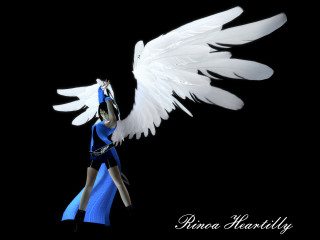 Woman white wings dark arms - inspired free wallpaper for desktop
