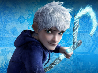 Cartoon character sword blue background 2 - a.b. frost free wallpaper for desktop