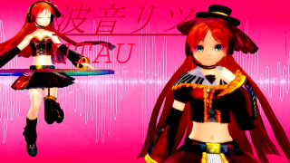 Anime girl redhair blacktop skirt - vivid color free wallpaper