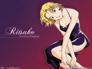 Woman purple dress kneeling hand - her knee free wallpaper