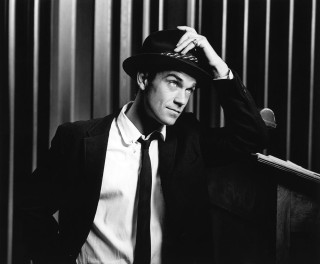 Man suit tie wall blackwhite - brad holland free wallpaper