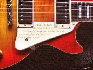 Guitar quote black surface background - eric taylor free wallpaper