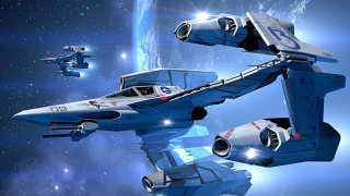 Space station space shuttle background - star citizen halo free wallpaper