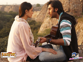 Man playing guitar woman rock - free valentines wallpaper