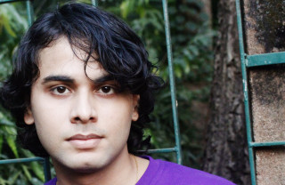 Man purple shirt green fence - bikash bhattacharjee free wallpaper