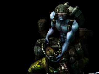 Man helmet body paint creature - a creature free wallpaper for desktop