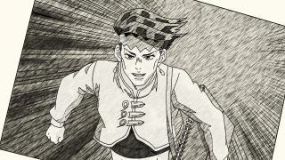 Man hat jacket drawing illustration - a chain free wallpaper