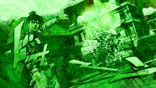 Man top hat coat gun - context art free wallpaper