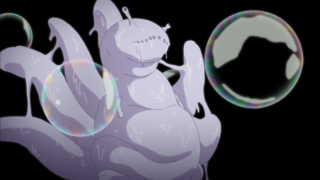 Dragon bubbles black background circle - amano free wallpaper for desktop