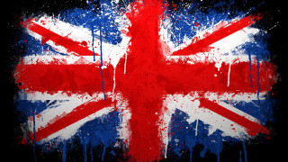 British flag black background paint 2 - british free wallpaper