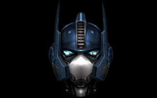 Robot mask blue eyes nose - robot free wallpaper