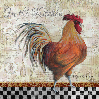 Rooster checkered tablecloth in the - aileen eagleton free wallpaper