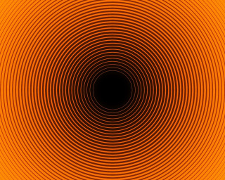 Orange black background circular design - a circular design free wallpaper