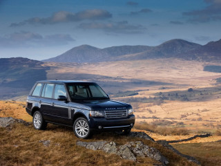 Black land rover parked hill - regionalism free wallpaper