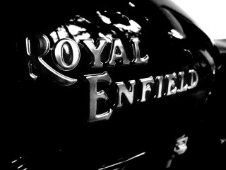 Royal enfield motorcycle emblem parking 2 - don eddy free wallpaper for desktop