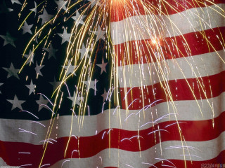 Flag fireworks background image celebration - explosion free wallpaper
