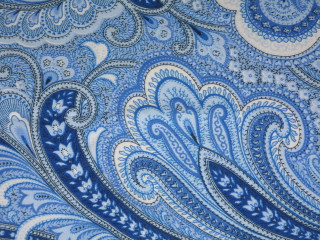 Blue white paisley pattern background - paisley pattern free wallpaper