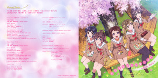 Girls bench tree pink flowers - a group of girls free wallpaper