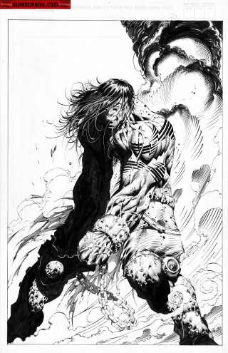 Man woman hugging in air - alan davis free wallpaper