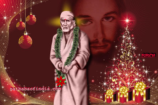 Man garland christmas tree red - bapu free wallpaper