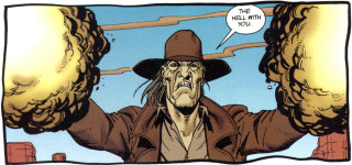 Comic strip man hat speech - dave gibbons free wallpaper