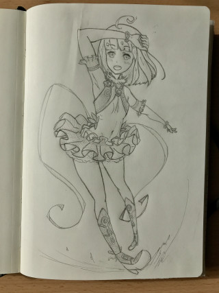 Girl dress hat cat arm - arabesque free wallpaper for mobile