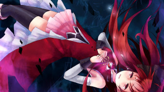 Woman red hair sword bed - red hair and a sword free wallpaper