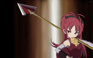 Girl red hair holding stick - vanita free wallpaper for desktop