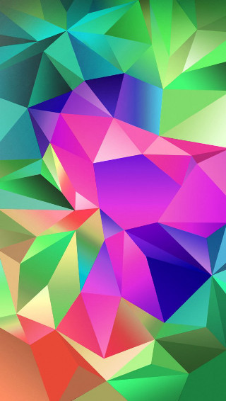 Colorful abstract background different colors 6 - triangular free wallpaper for mobile