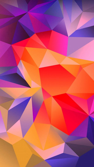 Colorful abstract background triangles red - free abstract wallpaper for mobile