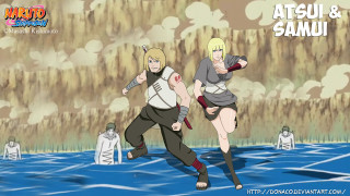 Cartoon people running water mountain - a cartoon free wallpaper