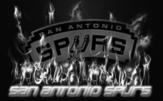 San antonio spurs logo flames - free space wallpaper