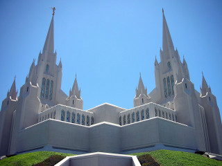 Church steeple clock neo gothic - modernism free wallpaper