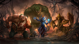 Cartoon characters forest demon background - chris rahn free wallpaper