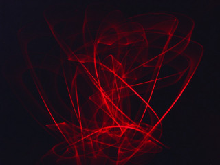 Red light black background shining - chiharu shiota free wallpaper