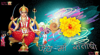 Hindu god colorful flower happy - lap free wallpaper