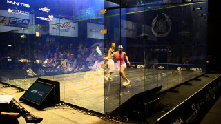 Woman tennis game stage crowd - a stage free wallpaper