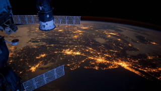 Satellite camera earth night view - visible free wallpaper for desktop