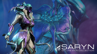 Saryn deluxe skin collection art - a sword and a flower free wallpaper