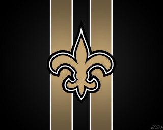 Saints logo black gold striped - elite free wallpaper