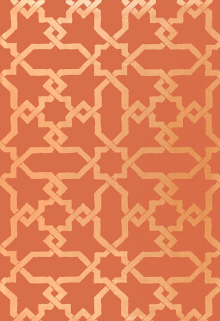 Red gold pattern white background - free textures wallpaper